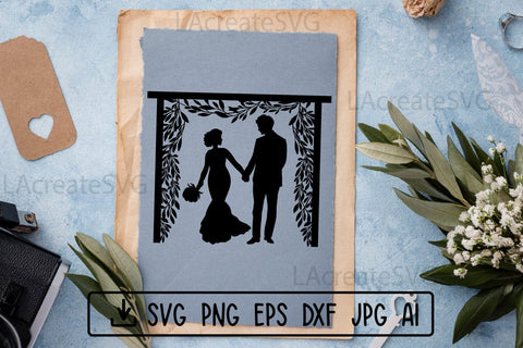 Wedding couple sign SVG PNG DXF, Mr and Mrs split monogram SVG, Family surname, Bride and Groom SVG LAcreateSVG 