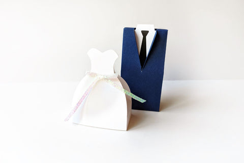 Wedding Dress and Tuxedo Box Set SVG Risa Rocks It 