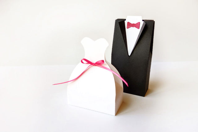 Wedding Dress and Tuxedo Box Set SVG Risa Rocks It 