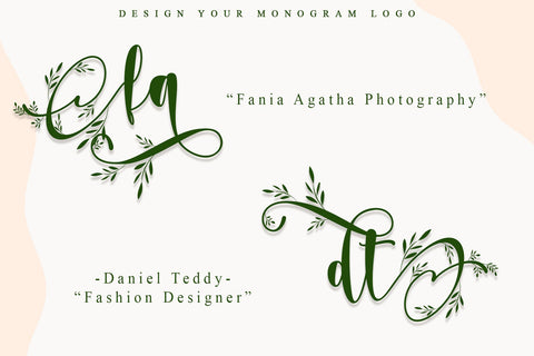 Wedding dress Font Letterara 