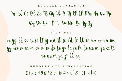 Wedding dress Font Letterara 