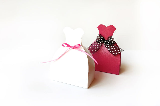 Wedding Dress Quinceañera Ballgown Box SVG Risa Rocks It 