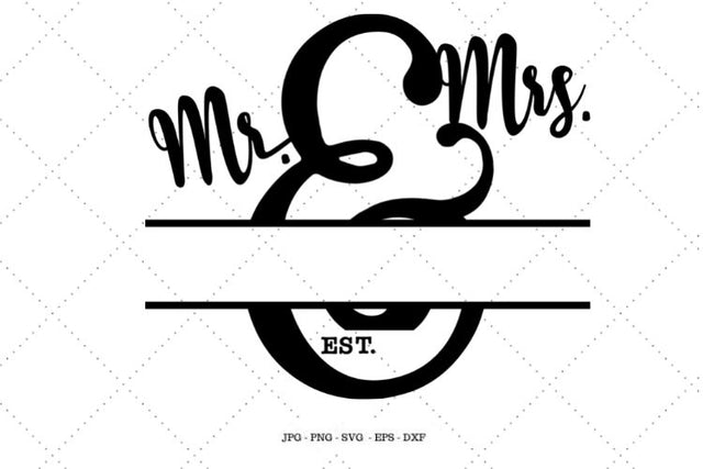 Wedding Favors, Mr Mrs Sign, Wedding Sign, Mr and Mrs Sign, Just Married, Wedding Gift, Reception Decor SVG SVG Digital Designer 