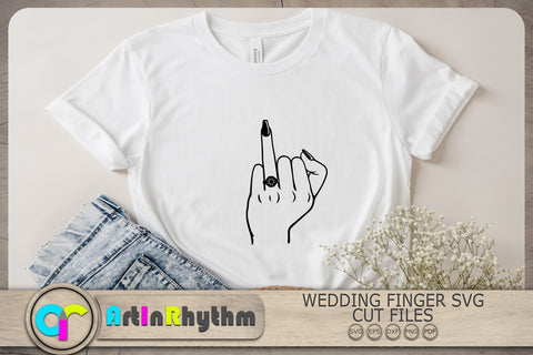 Wedding Fingers Svg, Mr and Mrs Svg, Wedding Svg, Ring Svg SVG Artinrhythm shop 