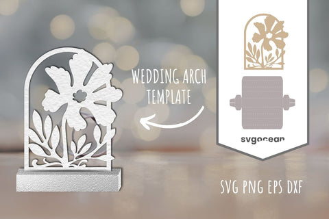 Wedding Flower Arch SVG 3D Paper SvgOcean 