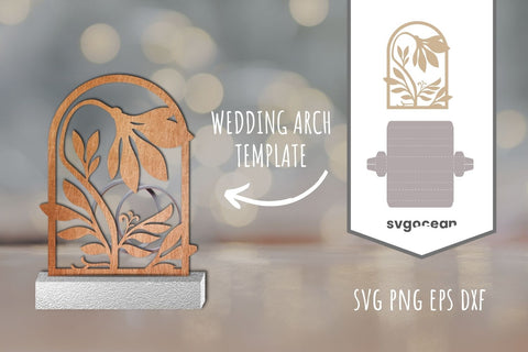 Wedding Flower Arch SVG Cut File 3D Paper SvgOcean 