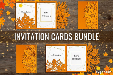 Wedding Invitation SVG | Fall | Autumn | Envelope SVG SvgOcean 