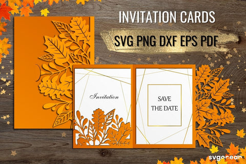 Wedding Invitation SVG | Fall | Autumn | Envelope SVG SvgOcean 