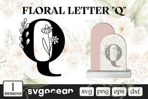 Wedding Letter Q SVG SVG SvgOcean 