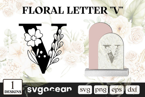 Wedding Letter V SVG SVG SvgOcean 