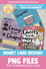 Wedding Money Card PNG Designs | Printable Wedding Gift - So Fontsy