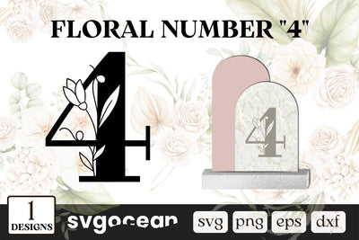 Wedding Number 4 SVG SvgOcean 
