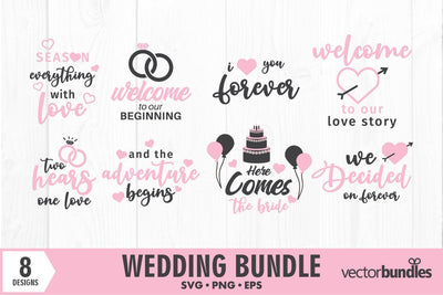 Wedding quote bundle svg SVG vectorbundles 