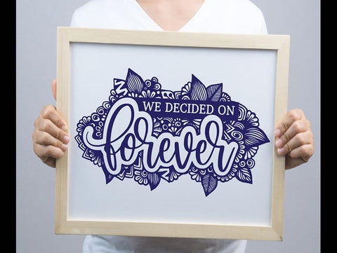 Wedding Quote Sign Board SVG Johan Ru designs 