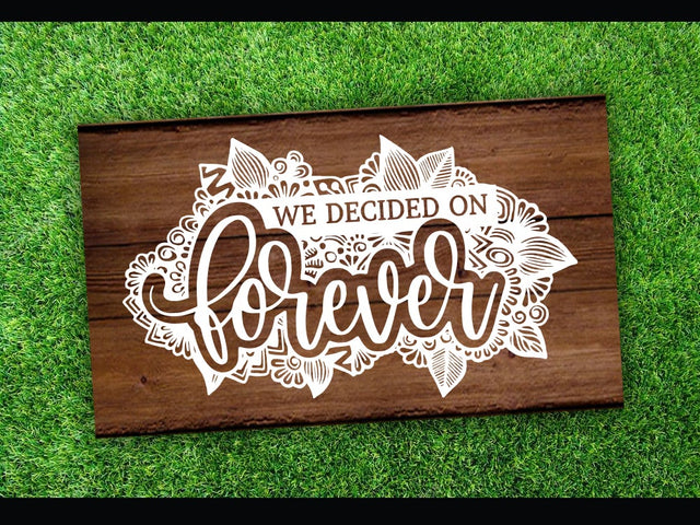 Wedding Quote Sign Board SVG Johan Ru designs 