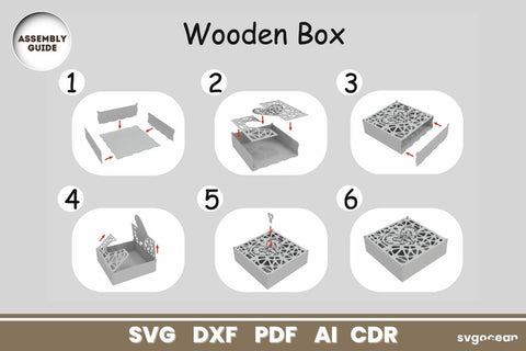 Wedding Ring Box Laser Cut | SVG | Glowforge SVG SvgOcean 