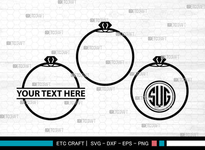 Wedding Ring Icons Monogram, Wedding Ring Svg, Ring Svg, Wedding Rings, Diamond Ring, Wedding Ring Monogram, Icon Monogram, Svg Cut File, Dxf, Eps, Png, SVG ETC Craft 