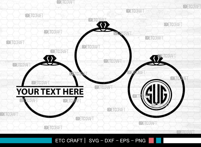 Wedding Ring Icons Monogram, Wedding Ring Svg, Ring Svg, Wedding Rings, Diamond Ring, Wedding Ring Monogram, Icon Monogram, Svg Cut File, Dxf, Eps, Png, SVG ETC Craft 