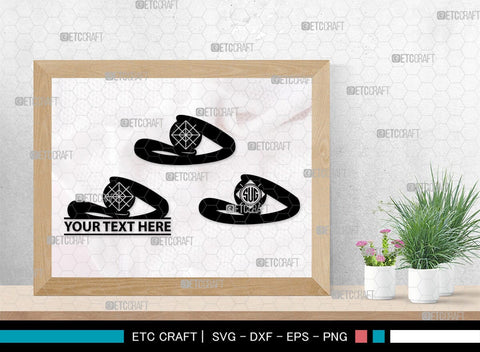 Wedding Ring Monogram, Wedding Ring Silhouette, Diamond Ring SVG, Ring Svg, Engagement Ring Svg, SB00220 SVG ETC Craft 