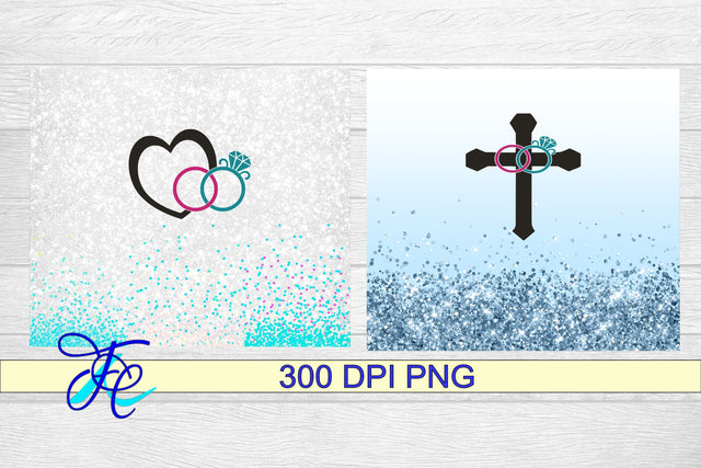 Wedding Rings Tumbler Wraps Sublimation Family Creations 