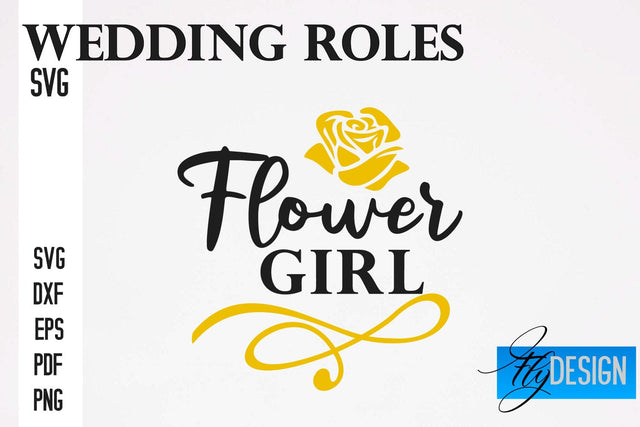 Wedding Roles SVG | Wedding SVG Design | Funny Design SVG SVG Fly Design 
