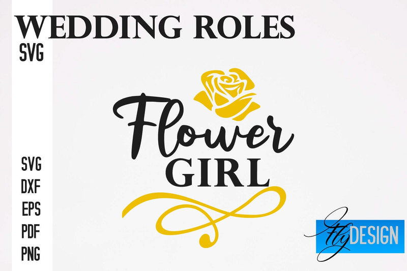 Wedding Roles SVG | Wedding SVG Design | Funny Design SVG SVG Fly Design 