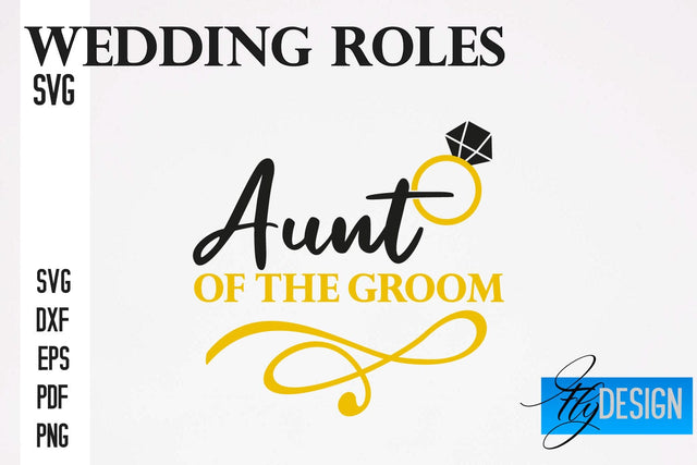 Wedding Roles SVG | Wedding SVG Design | Funny Design SVG SVG Fly Design 