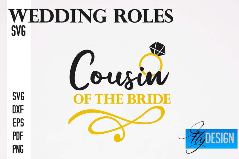 Wedding Roles SVG | Wedding SVG Design | Funny Design SVG SVG Fly Design 
