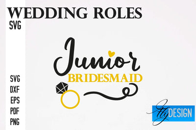 Wedding Roles SVG | Wedding SVG Design | Funny Design SVG SVG Fly Design 