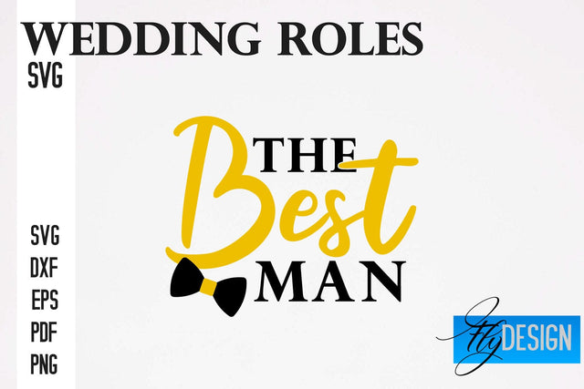 Wedding Roles SVG | Wedding SVG Design | Funny Design SVG SVG Fly Design 