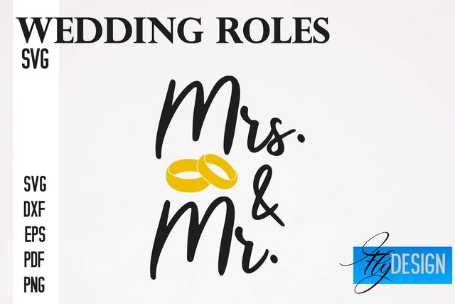 Wedding Roles SVG | Wedding SVG Design | Funny Design SVG SVG Fly Design 