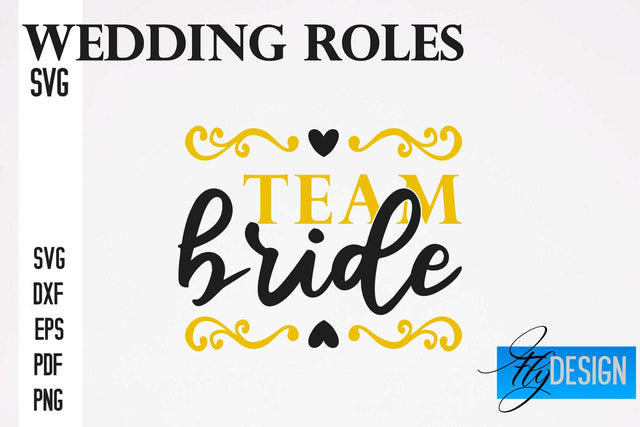 Wedding Roles SVG | Wedding SVG Design | Funny Design SVG SVG Fly Design 
