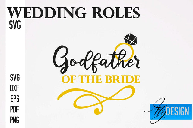 Wedding Roles SVG | Wedding SVG Design | Funny Design SVG SVG Fly Design 