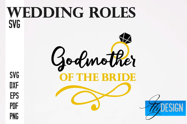 Wedding Roles SVG | Wedding SVG Design | Funny Design SVG SVG Fly Design 