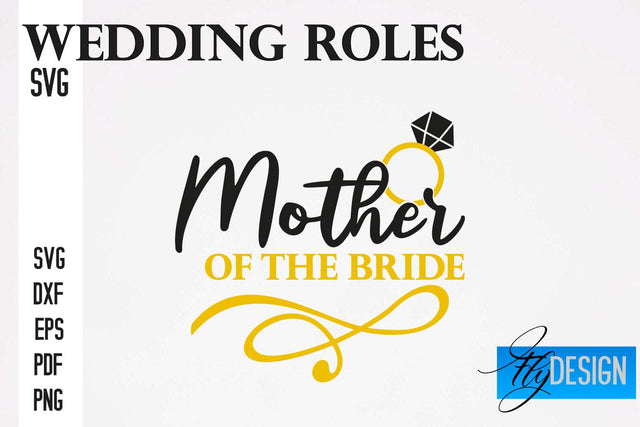 Wedding Roles SVG | Wedding SVG Design | Funny Design SVG SVG Fly Design 