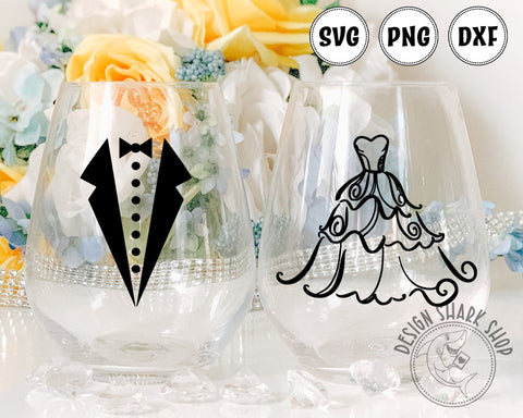 Wedding Set SVG Design Shark 