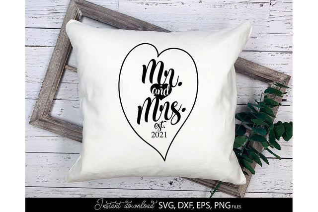 Wedding Shirts | Mr and Mrs Mug SVG | Just Married PNG SVG March Design Studio 