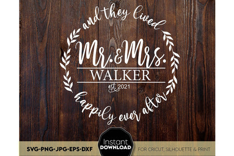 Wedding Sign SVG Bundle | Mr and Mrs SVG Bundle | Just Married SVG March Design Studio 