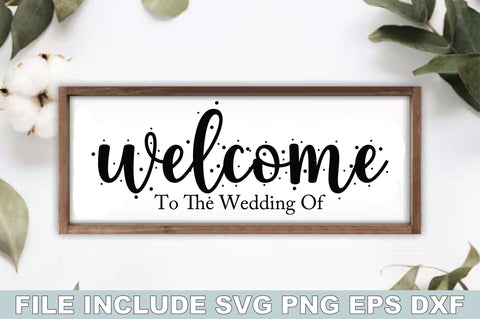 Wedding Sign SVG Bundle SVG Ariyan 