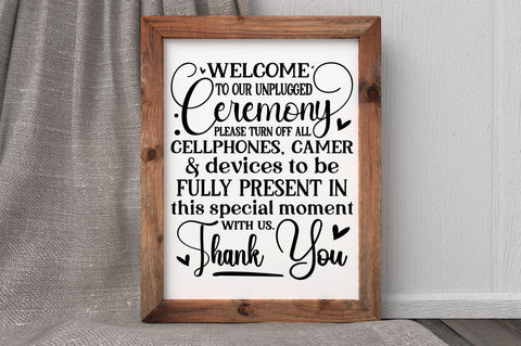 Wedding Sign SVG Bundle SVG Regulrcrative 