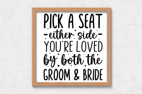 Wedding Signs SVG Bundle SVG Regulrcrative 