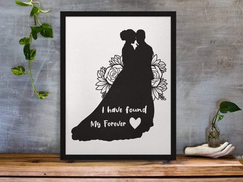 Wedding Silhouette SVG,Bride and Groom,Wedding Couple,Engagement svg,Marriage svg,Cricut Silhouette,Just Married,Wedding Clipart,Love Couple SVG NextArtWorks 
