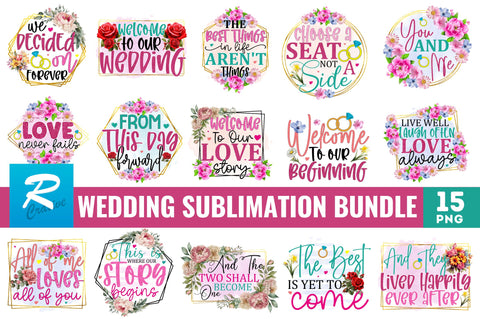Wedding Sublimation Bundle Sublimation Regulrcrative 