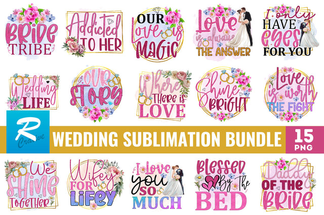 Wedding Sublimation Bundle Sublimation Regulrcrative 