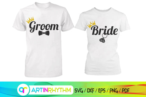 wedding svg, bride and groom svg, couple SVG Artinrhythm shop 