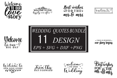 Wedding SVG bundle 11 design SVG svgteam 