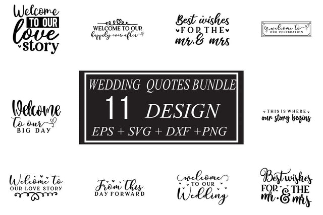 Wedding SVG bundle 11 design SVG svgteam 