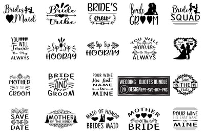 wedding SVG bundle 20 design SVG Nurstore 