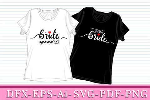 Wedding Svg Bundle, Bride Squad Svg, Wedding Sign Svg Files SVG D2PUTRI, SVG BUNDLE, SUBLIMATION BUNDLE, T SHIRT DESIGNS BUNDLE 