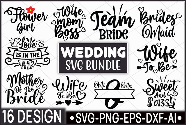 Wedding SVG Bundle SVG Ariyan 